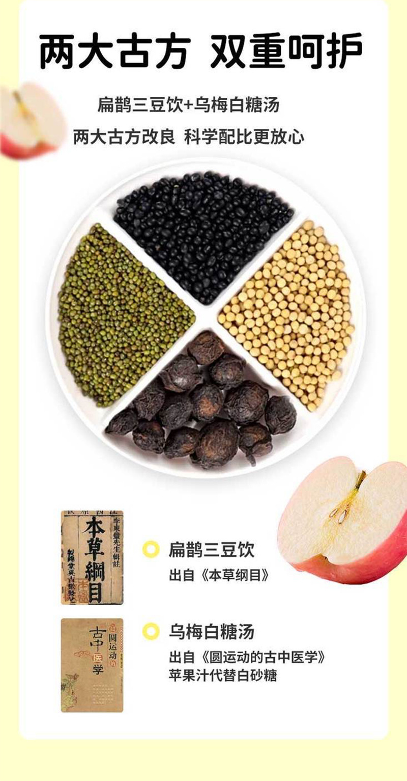 Wu Mei San Dou Gao (Dark Plum & Three Bean Paste) — Traditional Herbal Wellness Paste, 100g key features