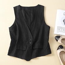 U 33637 Casual Linen Vest ������������ ����ѷ�羳ŷ��