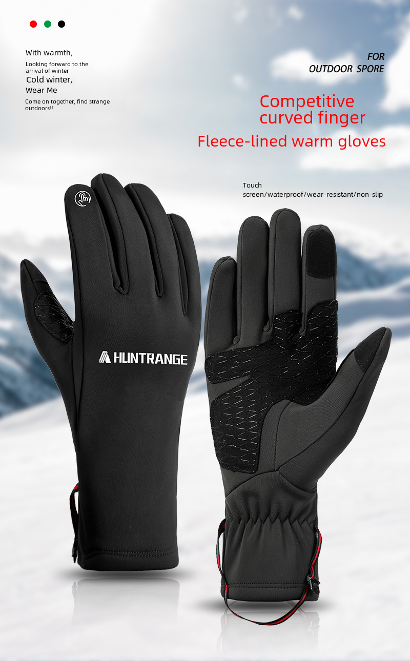 Winter Skihandschuhe Warm Winddicht Wasserdicht Für Damen Und Herren_voghion.com