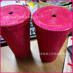 Diamond-embedded vacuum cup customized processing milk tea cup sticking diamond double-layer stainless steel straw cup sticking Diamond car Ice heater Cup