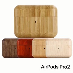 木製イヤーケースはairpods Pro 2世代胡桃木リンゴairpods3/4全包保護カバーを適用する