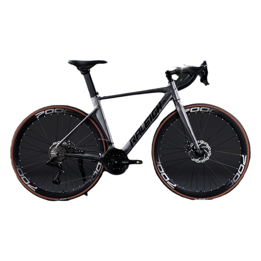 Lanling bicicleta de carretera 700c viento rompiendo carrera 18-velocidad flexión mango disco de aceite bicicleta de carretera aleación de aluminio velocidad variable coche de carreras image 1