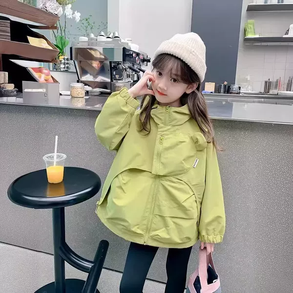 Semi-round ears jacket
