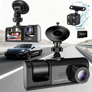 HD arxa kameralı, 3 linzalı videoqeydiyyatçı, mobil telefon qoşulması