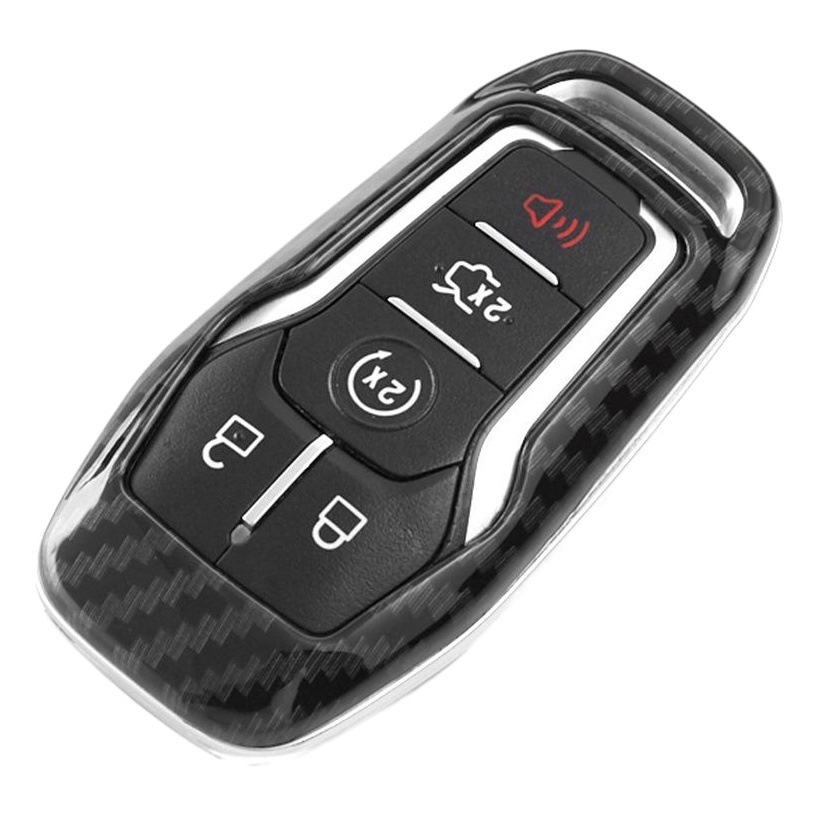 Adecuado para Lincoln 2018 MKZ key case set MKX MKC especial patrón de fibra carbono Shell Navigator Lincoln mainland