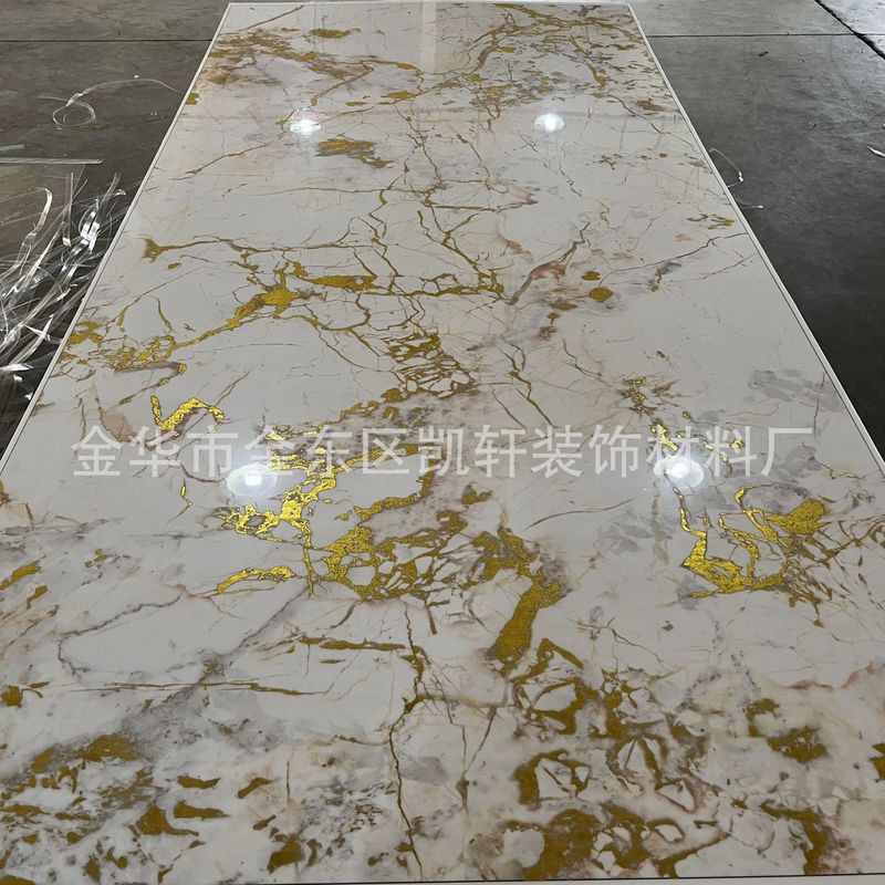 Uv壁板プリント画金板木の装飾面の炭素結晶板倉庫里南の箔押し透明板の波板の背景壁|undefined