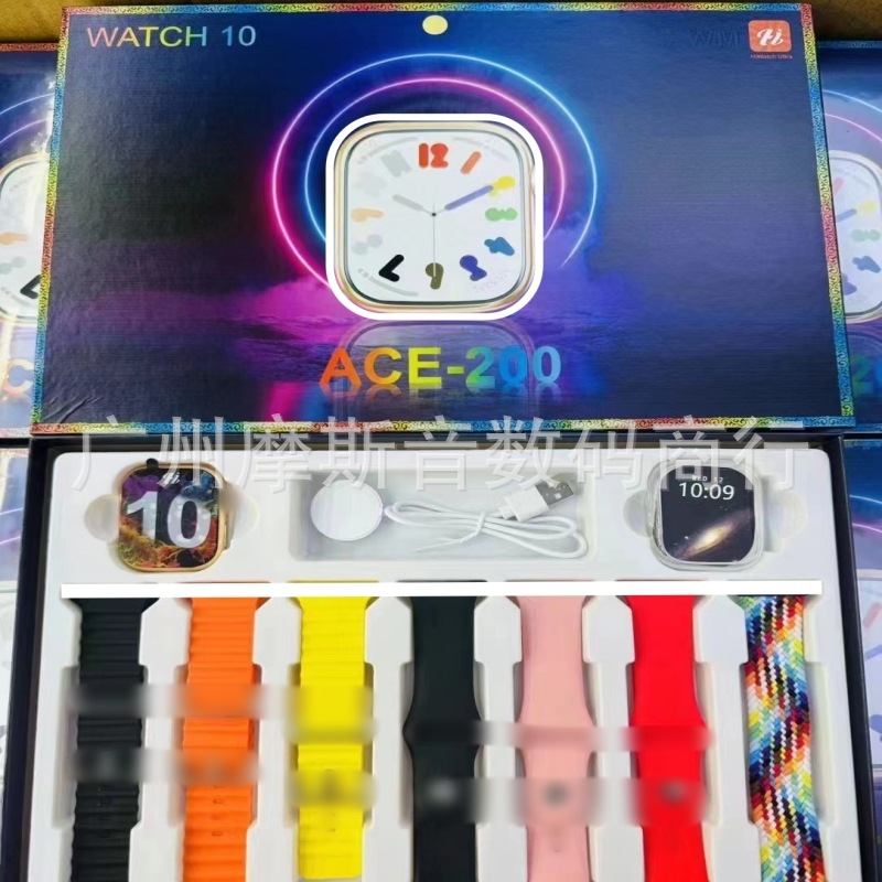 2025 nuevo reloj inteligente ACE220 para hombre multifunción Bluetooth teléfono deporte Huaqiangbei S10 pulsera inteligente