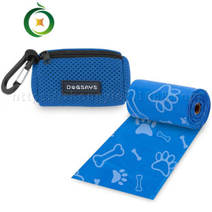 Sandwich Mesh Fabric Pocket Bag Pet Garbage Bag Dispenser Storage Box Shovel Shovel Bag Breathable Dog Shoot Bag Bag