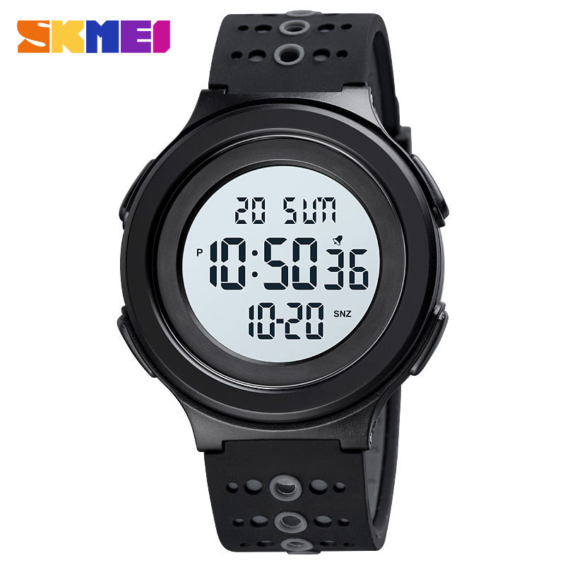 Skmei 1733 estudiante deportes al aire libre pantalla digital reloj electrónico moda retroiluminación cinta nuevo cronógrafo calendario reloj