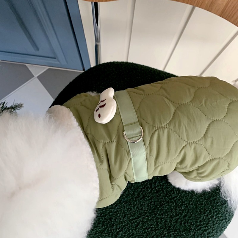 개 옷 테디 비숑 포메라니안 슈나우저 푸들 작은 개 가을, 겨울 새로운 4 다리 두꺼운 방한 면화 의류