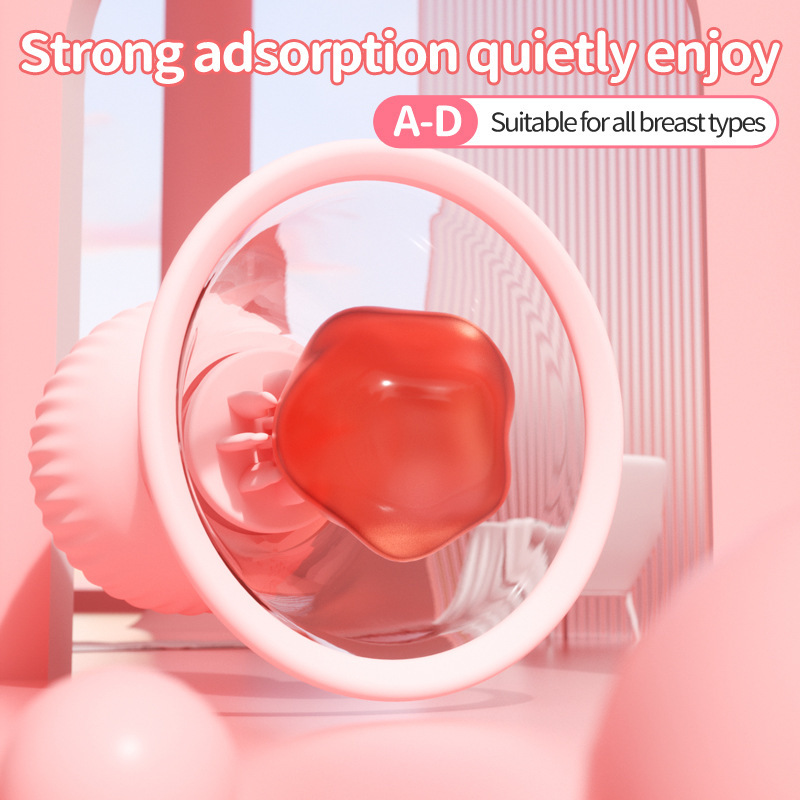 Breast Massager 360 ° Surround Vacuum Adsorption Massage APP Remote Control Silent Waterproof Masturbator Sex Toys_voghion.com