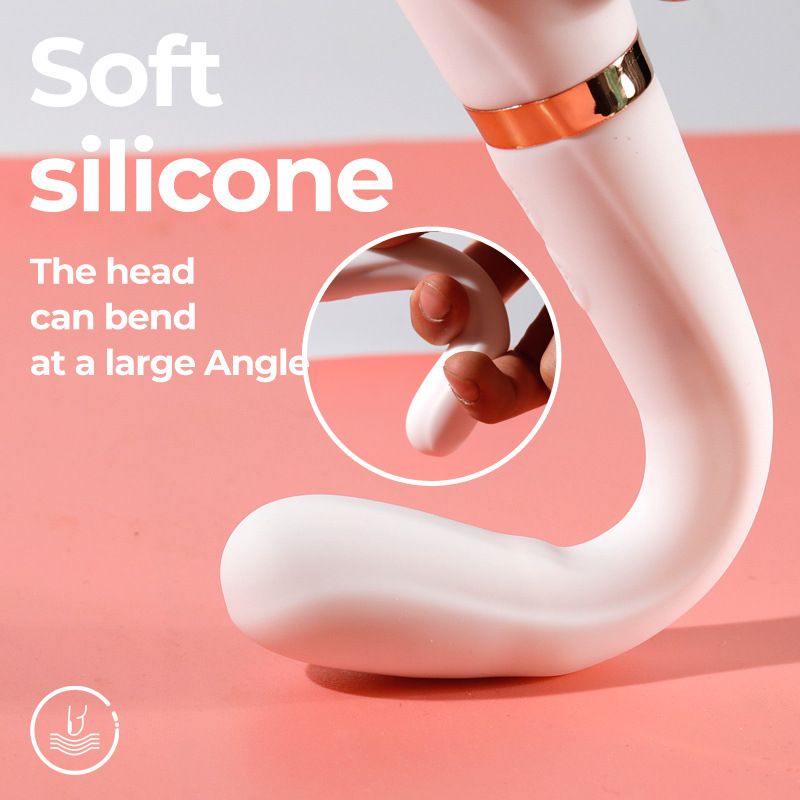 Qiaran International Elf Stylo vibrant à double tête tendance, masseur de masturbation féminine, jouet pour adultes, produits sexuels_voghion.com