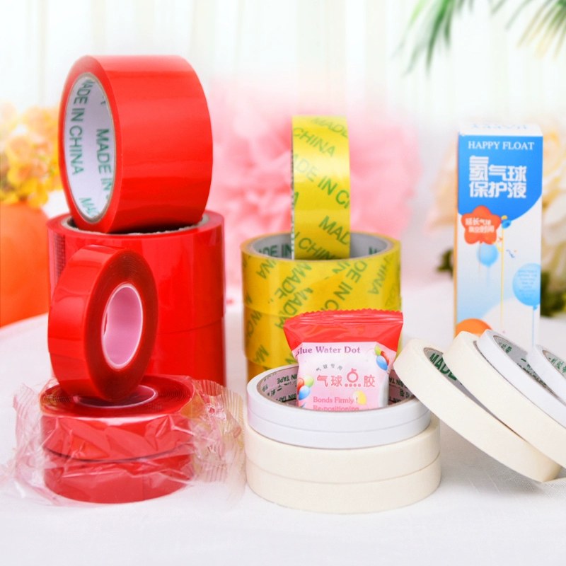 Свадебная комната, украшение на день рождения, клейкая лента для воздушных шаров, монтаж сцены, липкий воздушный шар, бесследный клей, двусторонняя лента, красная лента
