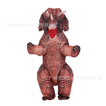 万圣节cos服三角龙充气服装派对表演聚会节日恐龙服动物服饰人偶