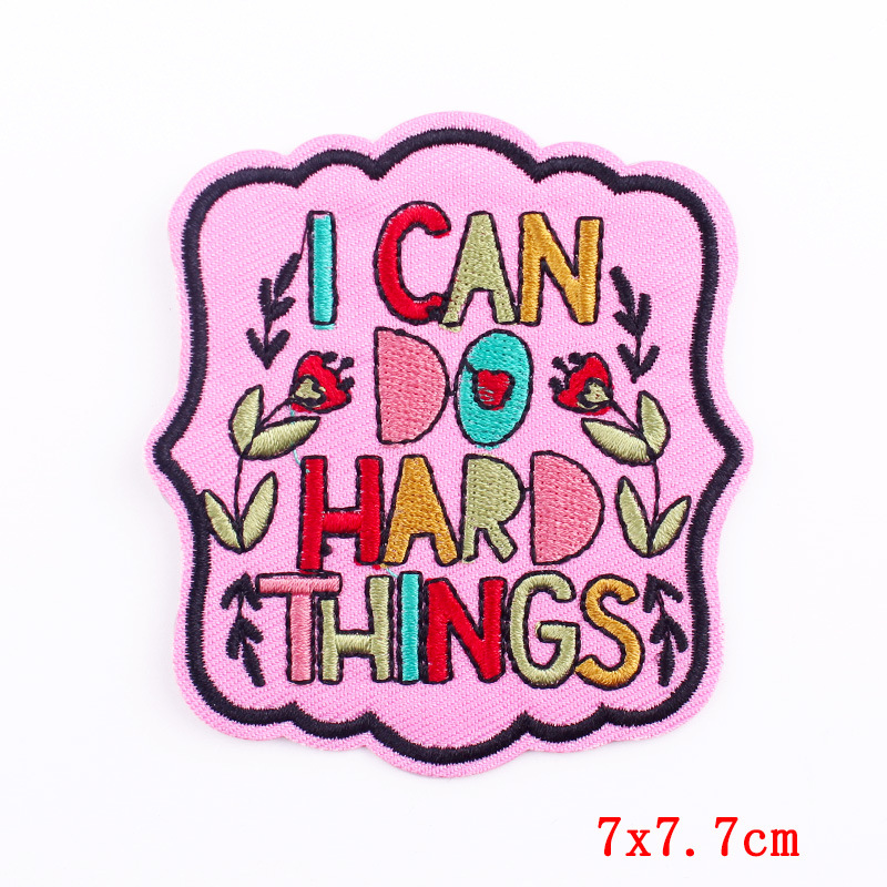 7g Weight Clothing Sticker Patches Classification 1 Piece Quantity Embroidery thread Material Letter Pattern Cute, Classic Style Style 1 Piece Cute Classic Style Letter Embroidery Thread Clothing Sticker Patches 2