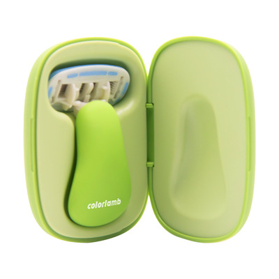 Colorlamb颜羊男士女士五层不锈钢刀片剃须刀2刀头|ru