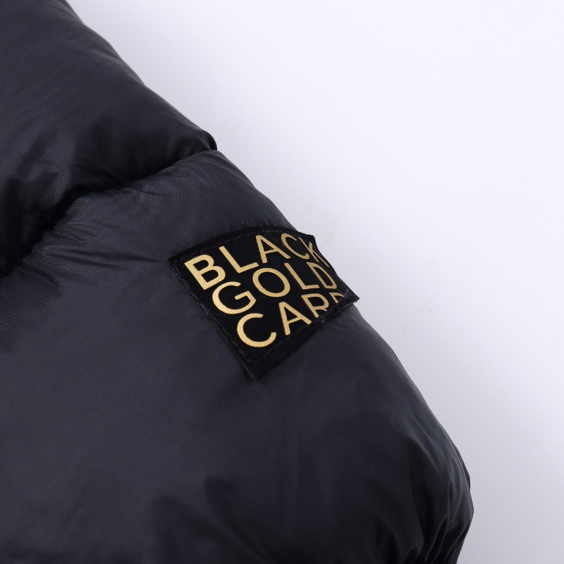 836 ropa de algodón calentador de grafeno de oro negro para niños y niñas, ropa de algodón de invierno gruesa para niños