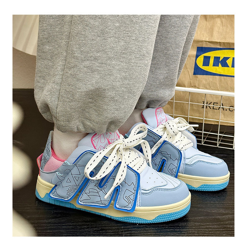 Niche skate shoes 2023 new original design wheat whirlwind hip-hop men and women couples casual all-match skateboard bread shoes_voghion.com