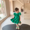 Summer dress, cute girl's skirt with bow, for 3-8 years old