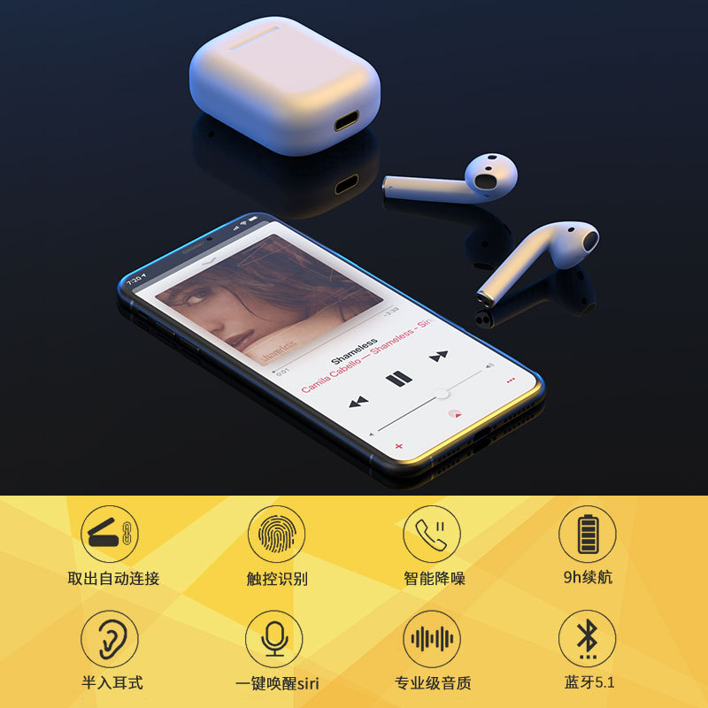 Auriculares Bluetooth X17tws Transfronterizos 5.0 Deportivos Binaurales con Reducción de Ruido Modelo Privado Estéreo Aptos para Android TWS