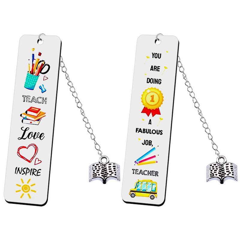 Amazon Cross -border New Stainless Steel Color Printing Bookmark…