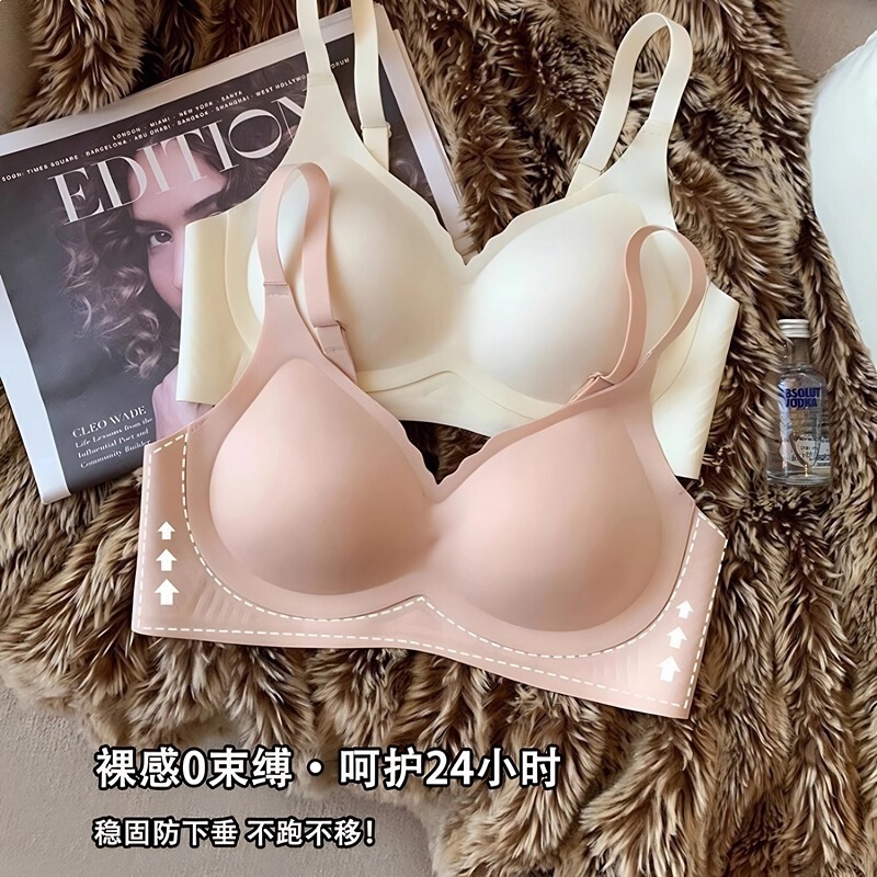 Palm-Sized 2.0 Seamless Bra for Women, with Lift and Gathering Effect, Wireless, Anti-Sagging, Side Breast Collection, All-In-One Bra Palm-Sized 2.0 Seamless Bra for Women, with Lift and Gathering Effect, Wireless, Anti-Sagging, Side Breast Collection, All-In-One Bra