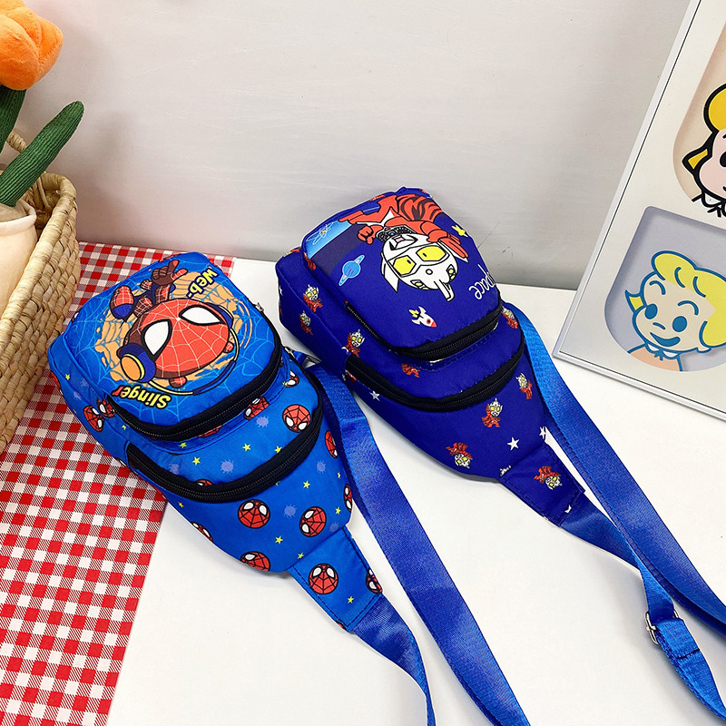 New children's chest bags with trendy and cool prints, single-shoulder bags, perfect for boys' casual outings, and wholesale crossbody bags undefined