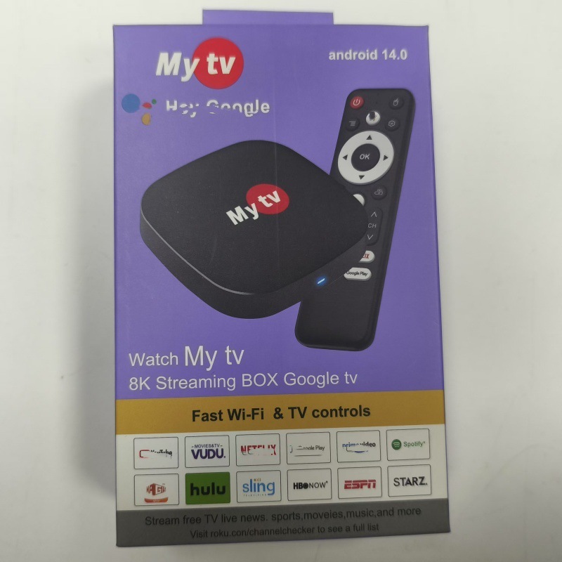 Cross-Border Mytv Mini Tv Box Android Box H313 2+16g 4K 2.4G+5G I-Screen Projection