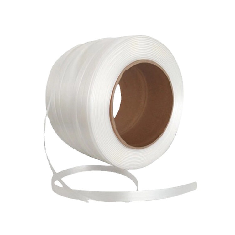 物流运输打包带16mm纤维打包带 手工包装带 白色半透明耐磨