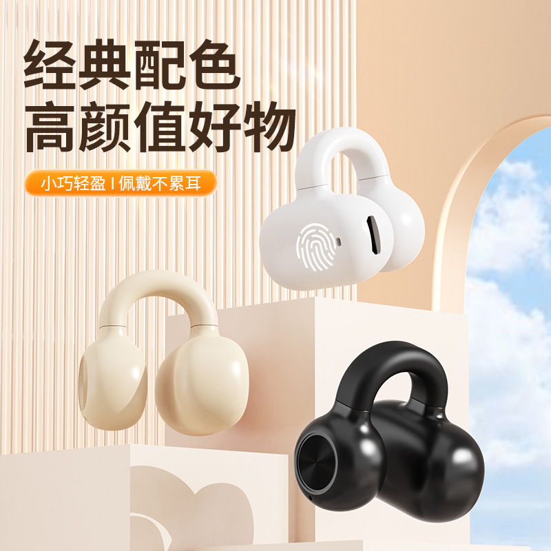 Cross-Border Private Model New Z28 Wireless Ear Clip Single Ear Bluetooth Headset 5.3 Super Long Standby Ai Translation Headset