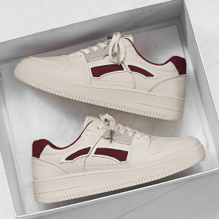 Shoes for Men 2025 Spring and Autumn New Trbottomy Easiest for Match Outdoor Sports Running Men's Shoes High-Looking Soft Sole White Trbottomy Shoes