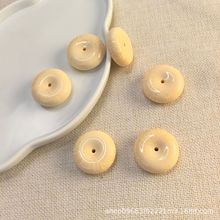 高仿猛犸象牙果吊坠雕刻平安扣手工串珠配件DIY饰品树脂仿蜜蜡