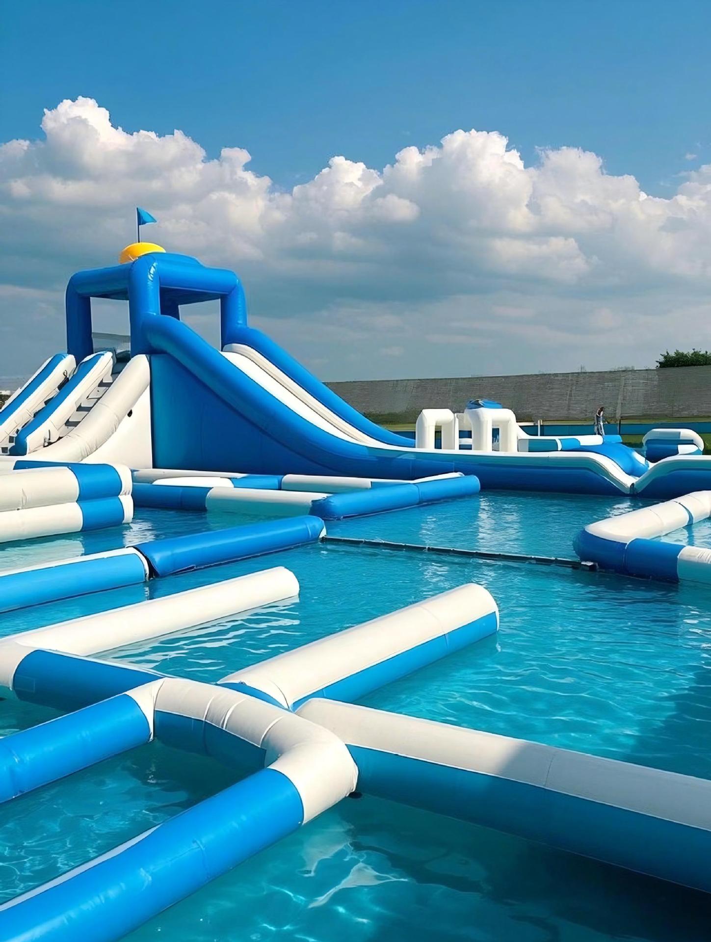 Agua inflable, castillos inflables, accesorios, juguetes para niños personalizados, inflables, al aire libre, gran lago, agua, agua, agua