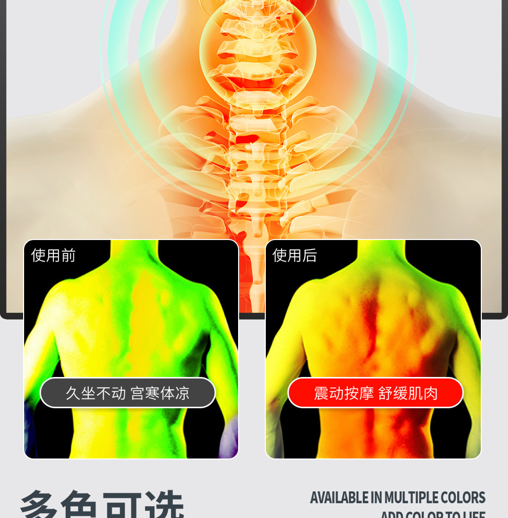 Car Massage Headrest Neck Pillow Lumbar Pillow Car Pillow Lumbar Pillow Cushion Lumbar Cushion Memory Foam Lumbar Pillow