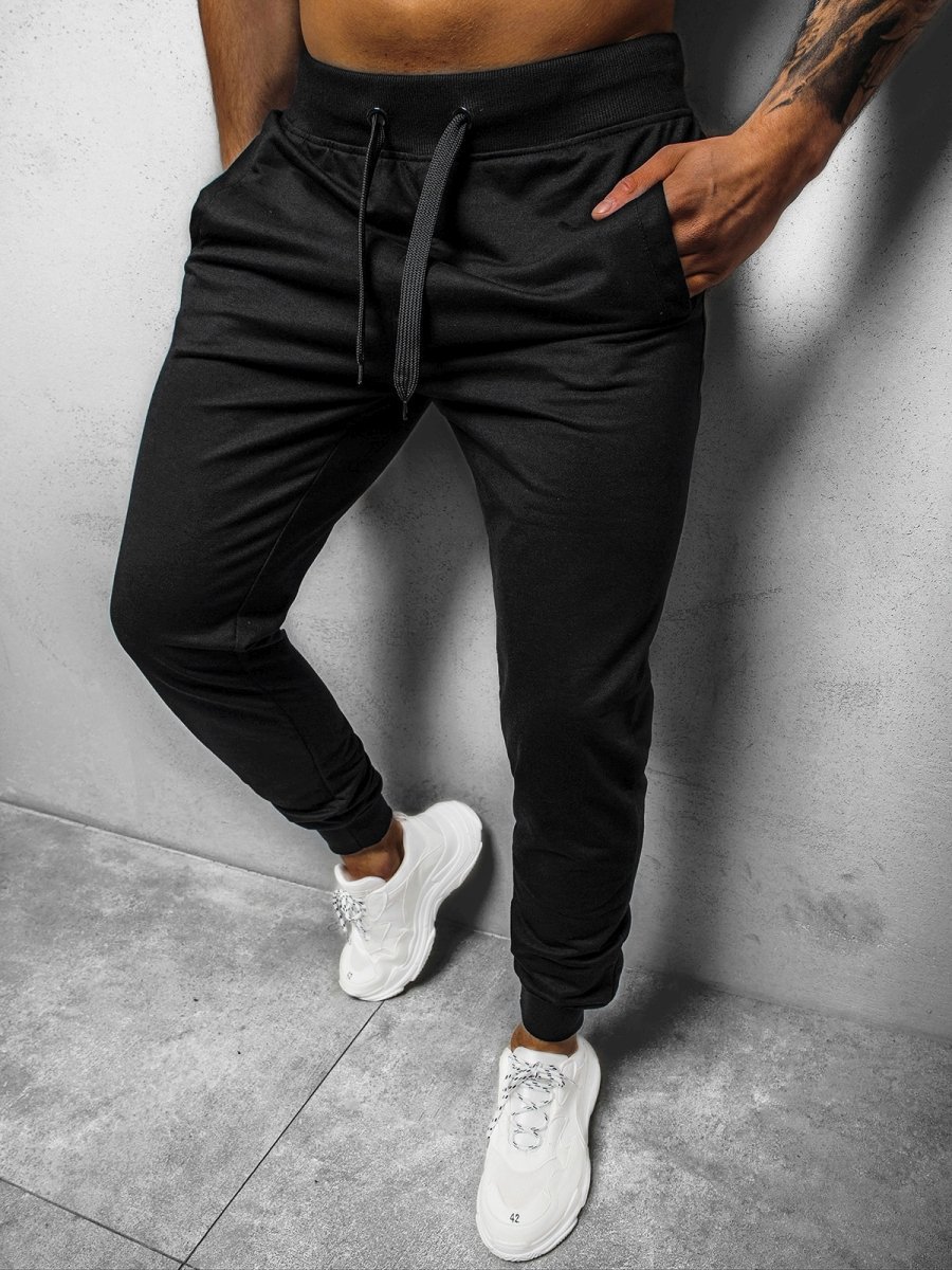 Cross-Border Pantalones deportivos cálidos para hombres Pantalones deportivos de moda casual forrados de lana para hombres Otoño e invierno pantalones cálidos Ventas de fábrica para hombres