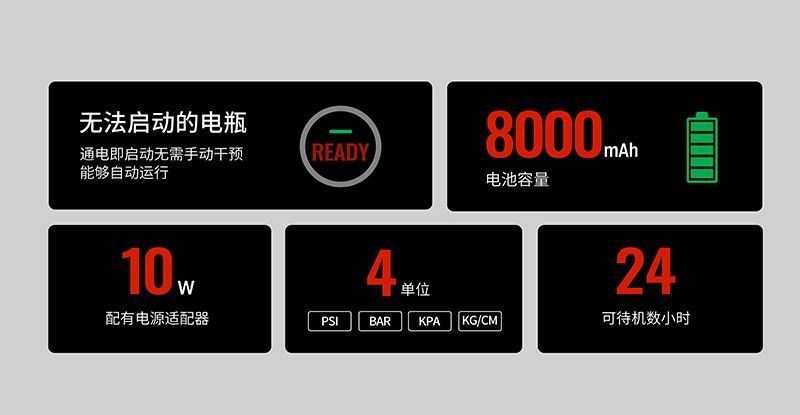 Car Air Pump, Emergency Jump Starter, All-In-One Machine, Cigarette Lighter, Air Pump, Strong Start, 12V Car Jump Starter Power Bank