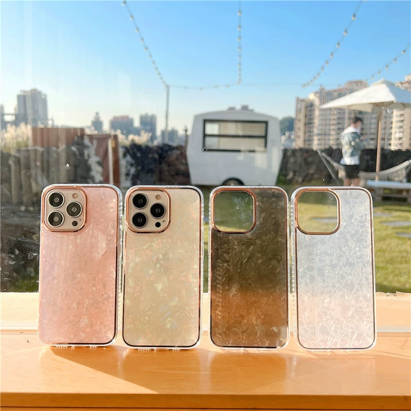 Чехол для телефона Apple iPhone 13 совместимый защитный чехол, перламутровый тонкий