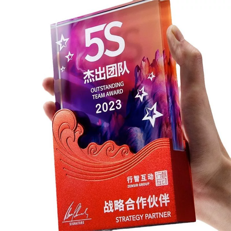 Metal creative children's commemorative glass souvenir