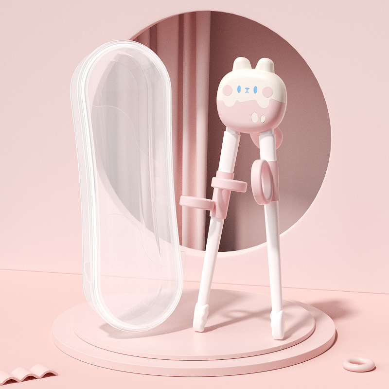 타이거 입 단일 젓가락 핑크 (컬러 박스