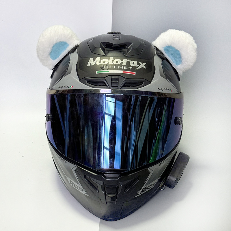 Bear Helmet Decoration Cat Ears Plush Doll Quick Release