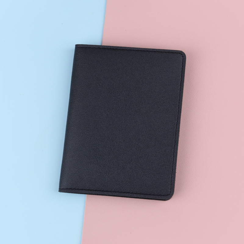 Titular de pasaporte de viaje cubierta protectora de almacenamiento titular de la tarjeta antirrobo RFID titular de Certificado de ultramar titular de pasaporte ultrafino simple