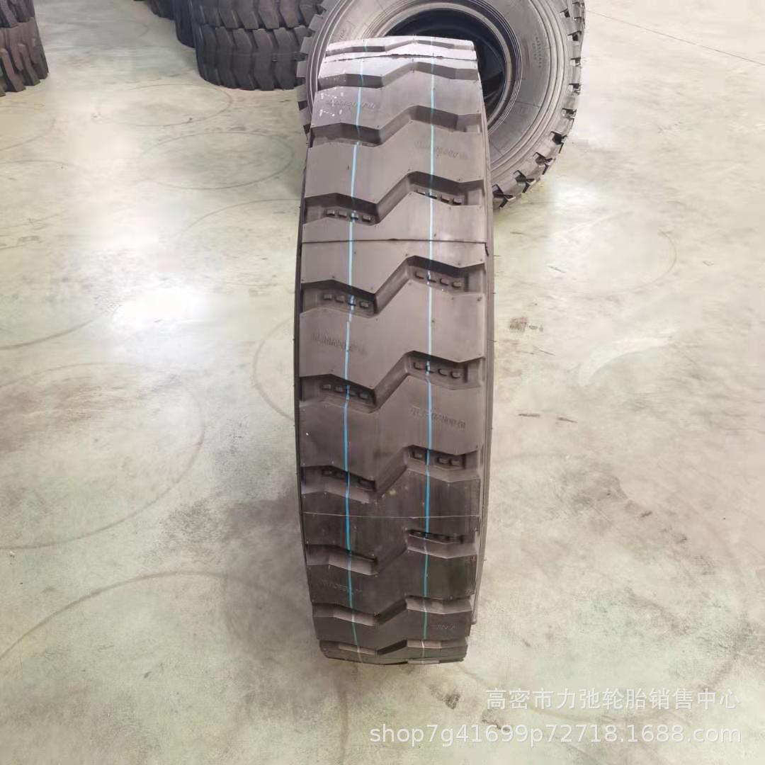 900R20货车轮胎批发矿山花纹全钢丝轮胎抗压防扎现货批发900r20