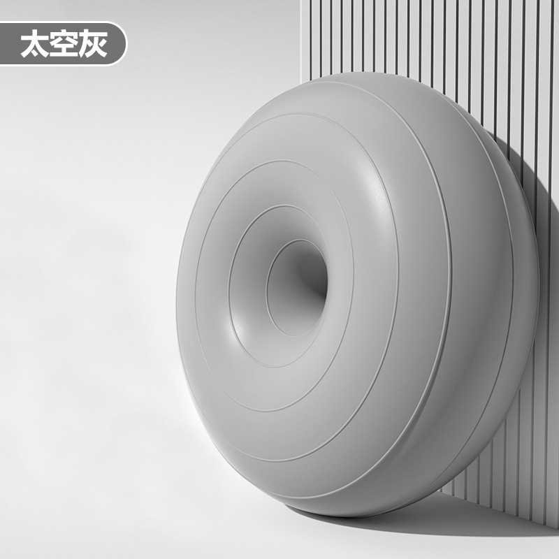 Yoga pvc a prueba de explosiones gruesas bolas de manzana deportes para adultos fitness neumáticos equipo para el hogar donut pilates