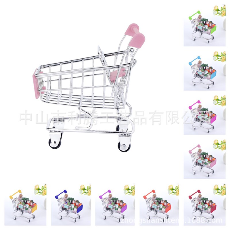 small size Mini Shopping Cart Trolley Supermarket Shopping Cart Iron Simulation Exquisite Children's Storage small size Mini Shopping Cart Trolley Supermarket Shopping Cart Iron Simulation Exquisite Children's Storage