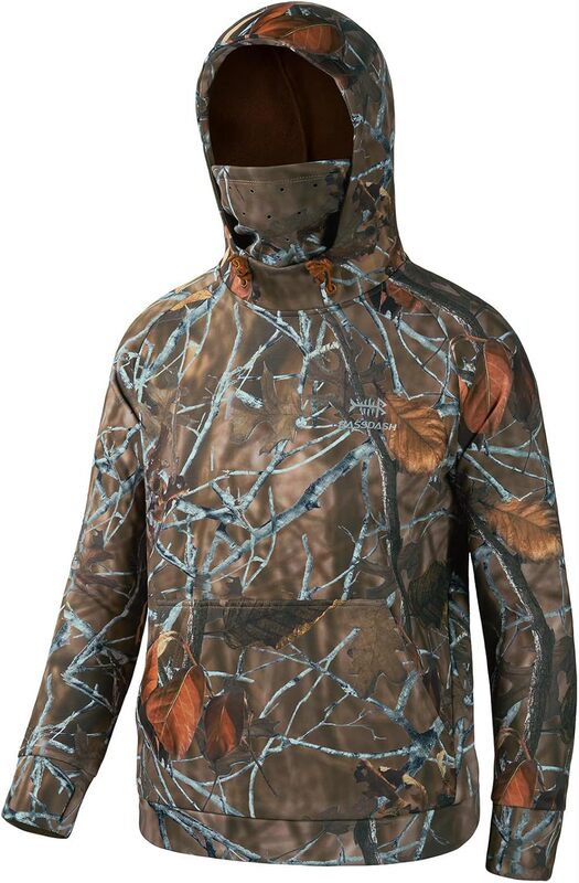 Bassdash Youth Fishing Fleece Hoodie with Mask Waterproof Kids High Performance Sweatshirt Fs18 Bassdash Youth Fishing Fleece Hoodie with Mask Waterproof Kids High Performance Sweatshirt Fs18