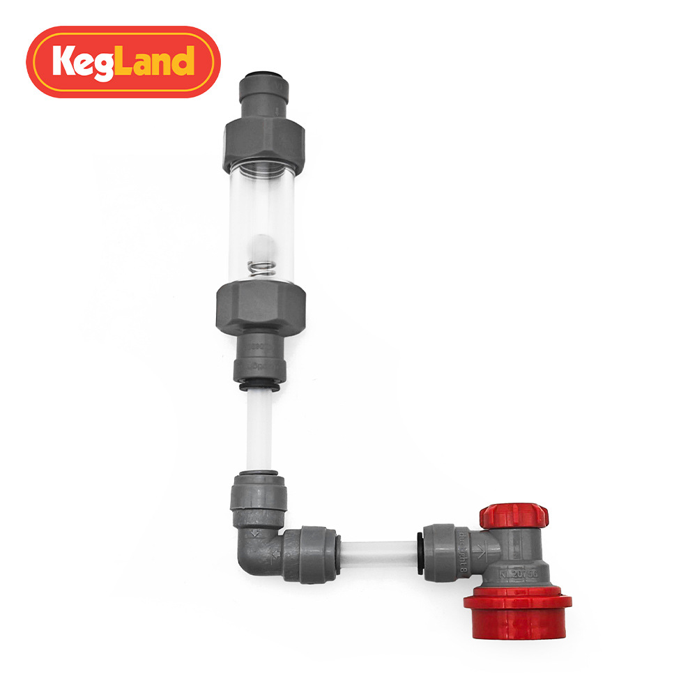 精酿啤酒灌装自动截止阀止流阀新款接头防泄漏配件KegLand