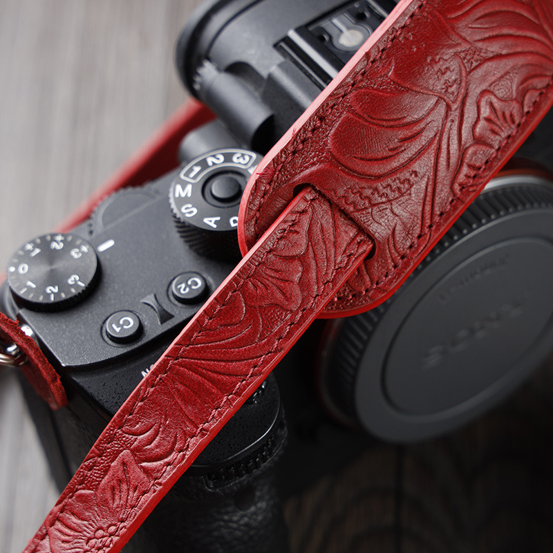 (2개) 후지 X100V XT30 XT4 캐논 EOSR  A73 니콘 Z7 마이크로 단일 카메라 가죽 어깨 스트랩