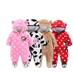 嬰兒連體衣秋冬季男女寶寶外出服保暖哈衣幼兒冬裝棉衣新生兒衣服