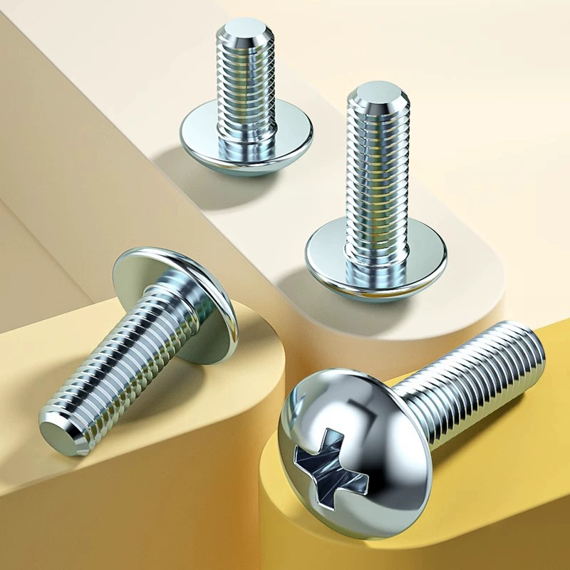 Оцинкованная поперечная канавка большая плоская головка винт зонтик головка винт большой шляпа грибная головка круглая головка винт M3M4M5M6M8