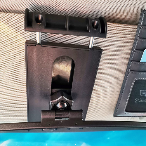 Car anti-glare mirror blackout sun visor 360 degree adjustable driver goggles polarized material